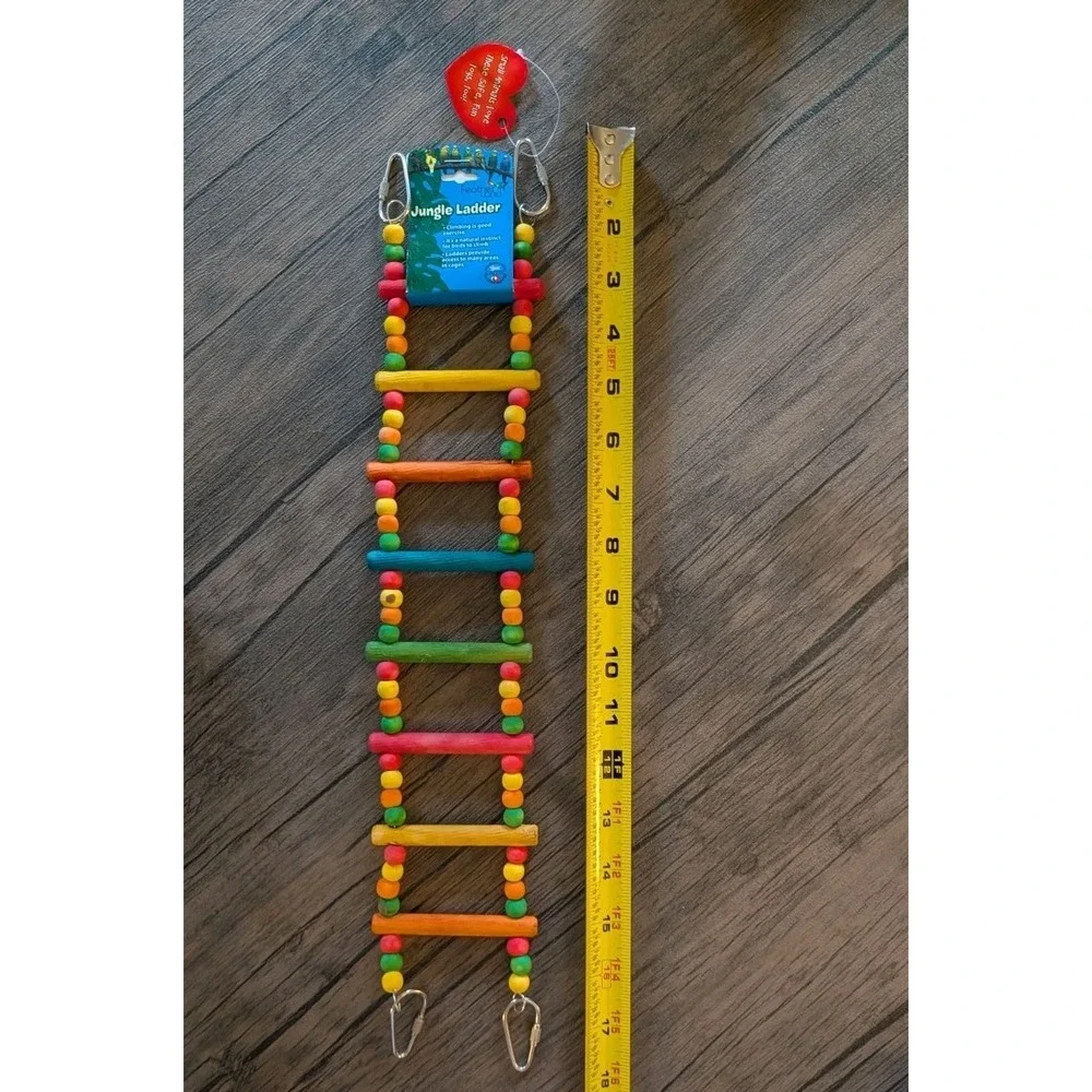 Lot of 2 Caitec Featherland Paradise Flex Ladder Small/Medium Bird Toy